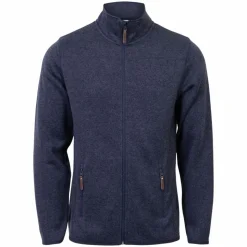 Steenholt Ocean Herre Fleecejakke - Melange Blue