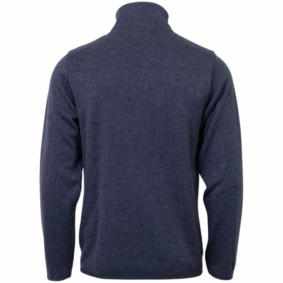 Steenholt Ocean Herre Fleecejakke - Melange Blue