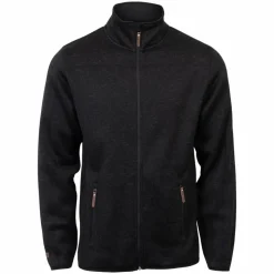 Steenholt Ocean Unisex Fleecejakke - Black Melange