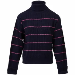 Steenholt Olivia Dame Striktrøje - Navy
