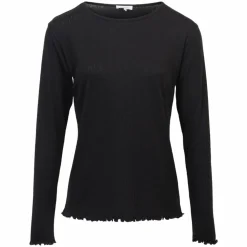 Steenholt Rose Dame Bluse Plus Size - Black