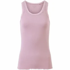 Steenholt Roselina Dame Top Plus Size - Bleached Mauve