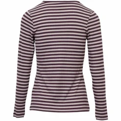 Steenholt Rosita Dame Langærmet t-shirt - Crushed Violets