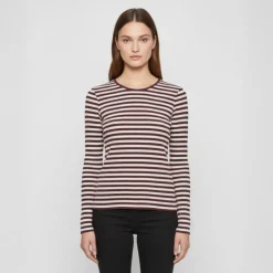 Steenholt Rosita Dame Langærmet t-shirt - Crushed Violets