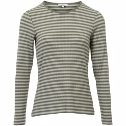 Steenholt Rosita Dame Langærmet t-shirt - Vetiver