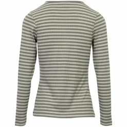 Steenholt Rosita Dame Langærmet t-shirt - Vetiver
