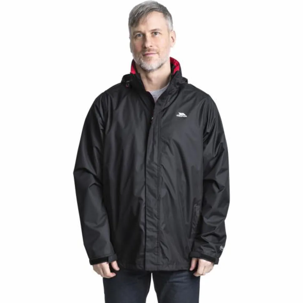 Trespass Herre Regnjakke - Black