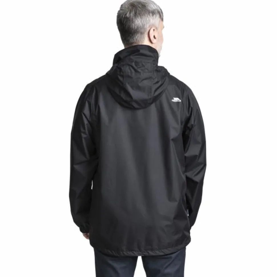 Trespass Herre Regnjakke - Black