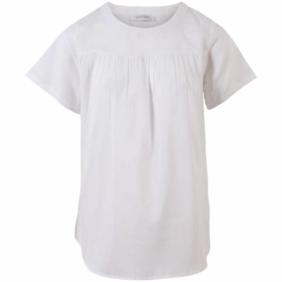 Vanting Dame Bluse - White