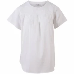 Vanting Dame Bluse Plus Size - White