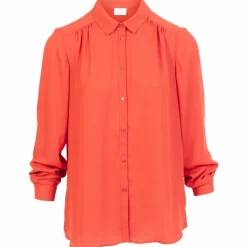 Vila Dame Skjorte - Brændt Orange