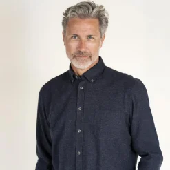 Vito Barny Herre Skjorte - Dk.navy mix