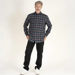 Vito Farmer Herre Skjorte - Mid Brown