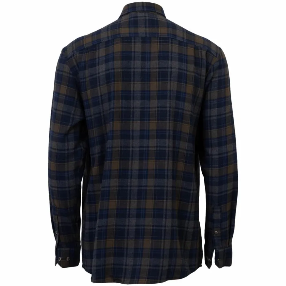 Vito Farmer Herre Skjorte - Mid Brown
