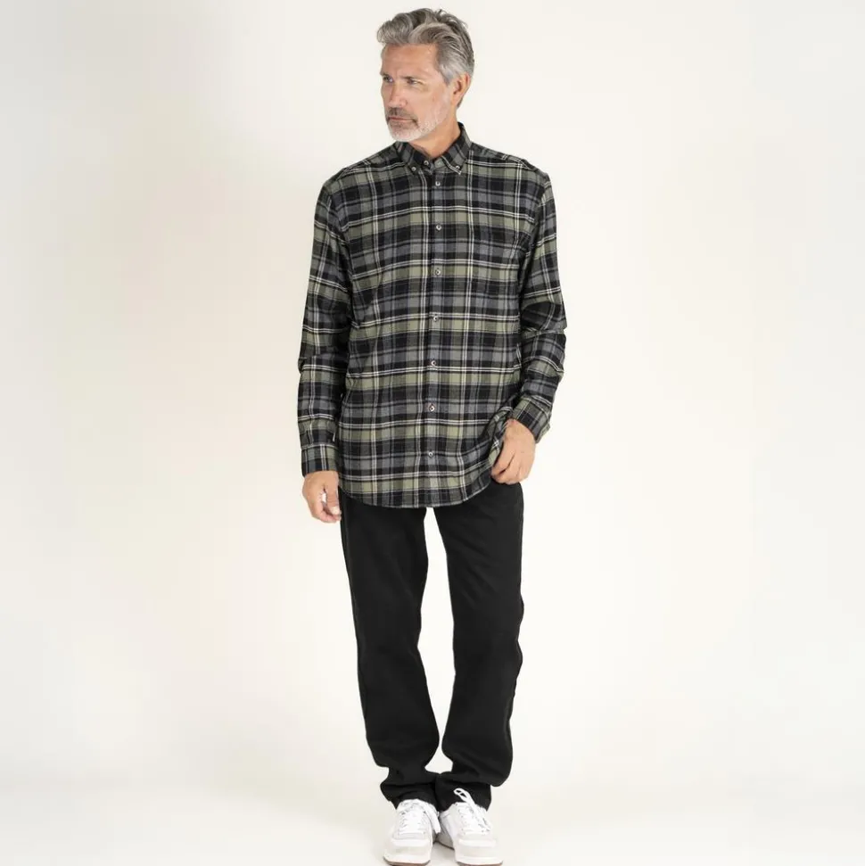 Vito Farmer Herre Skjorte - Jet Black