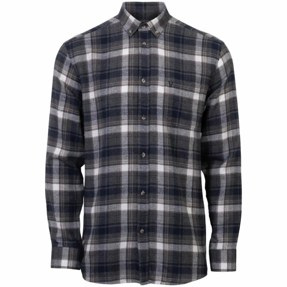 Vito Farmer Herre Skjorte - Mid Grey