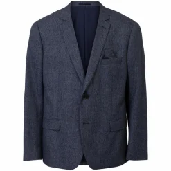 Vito Ganton Herre Blazer Plus Size - Naval Blue
