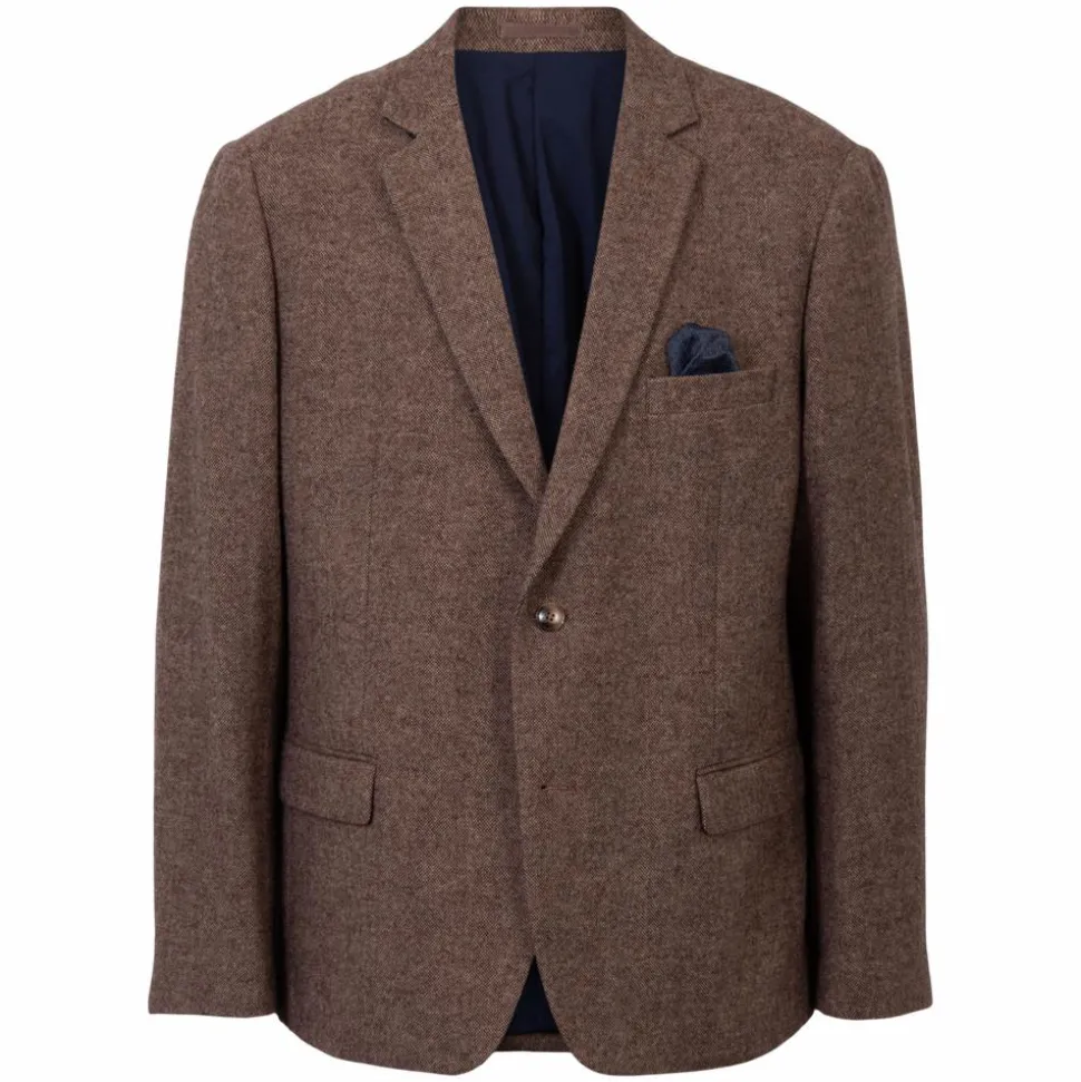 Vito Genova Herre Blazer Plus Size - Wood