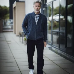 Vito Herre Cardigan - Dk.navy mix