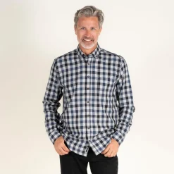 Vito Murat Herre Skjorte - Dark denim