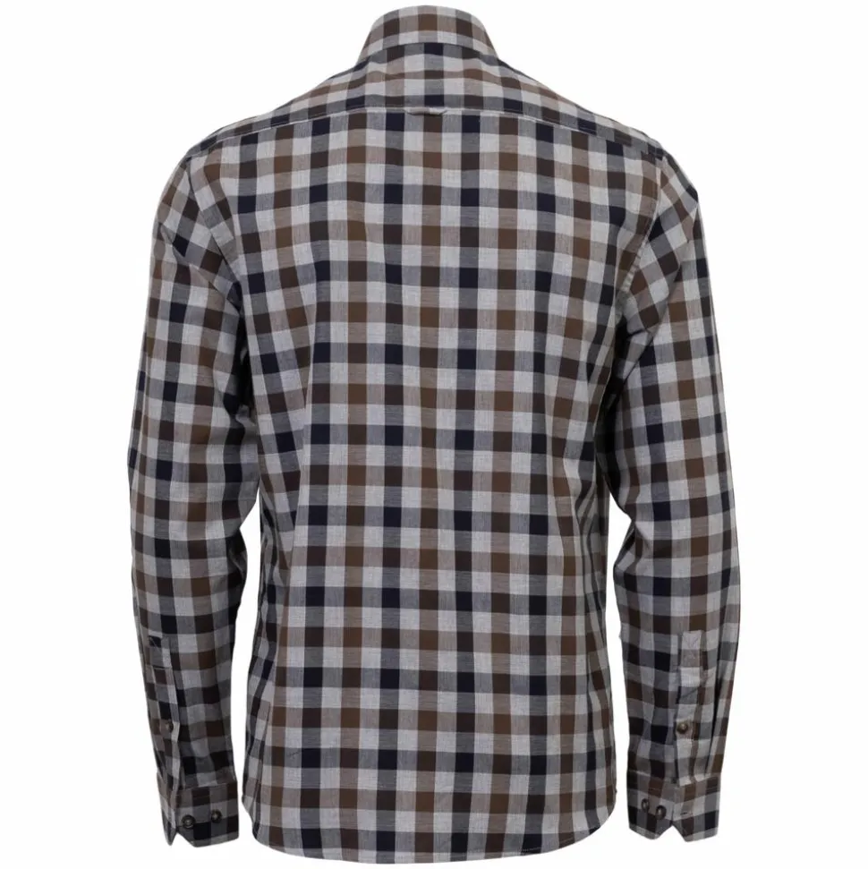 Vito Murat Herre Skjorte - Mid Brown