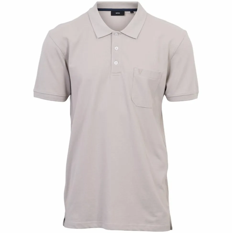 Vito Roger Herre Polo - Ultra Light Sand