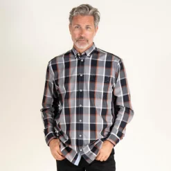 Vito Rome Herre Skjorte - Steel Grey