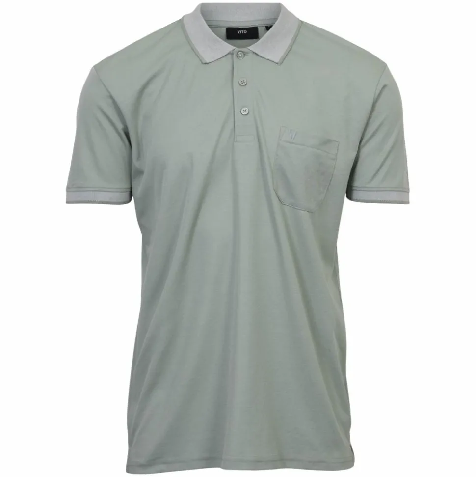 Vito Texas Herre Polo - Fresh Green