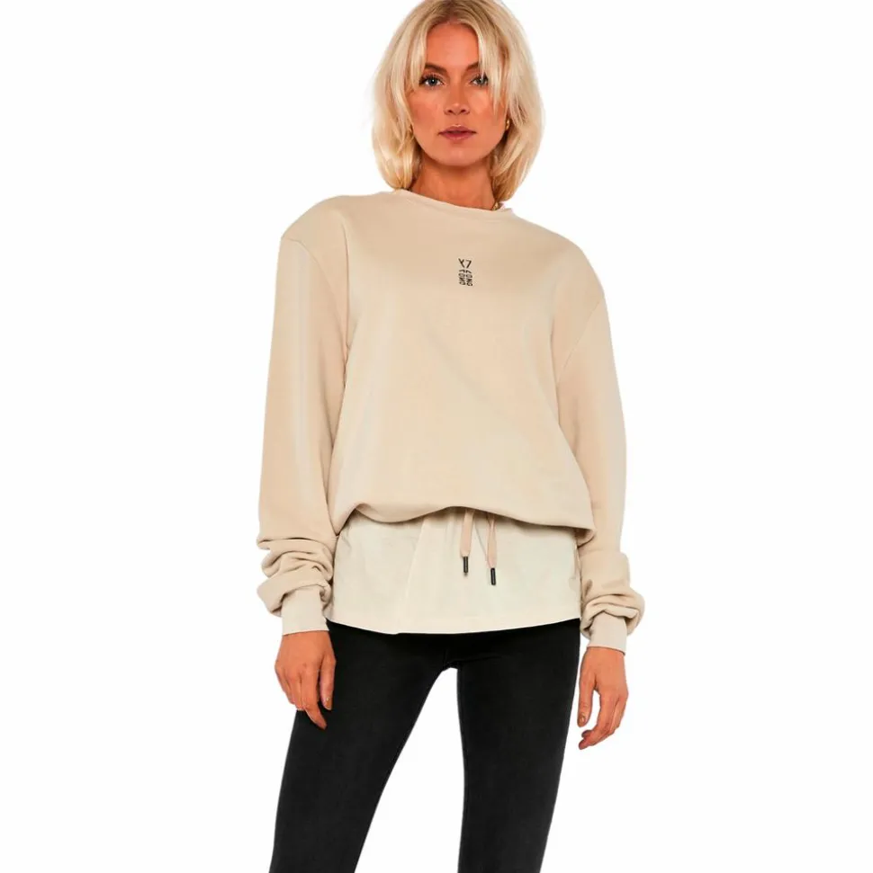 Y7 Luke Dame Sweatshirt - Fog Sand