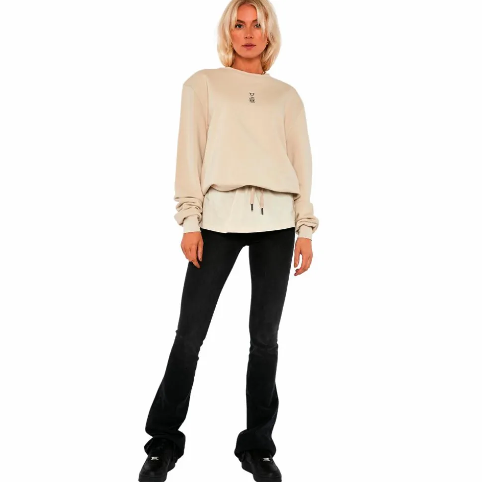 Y7 Luke Dame Sweatshirt - Fog Sand