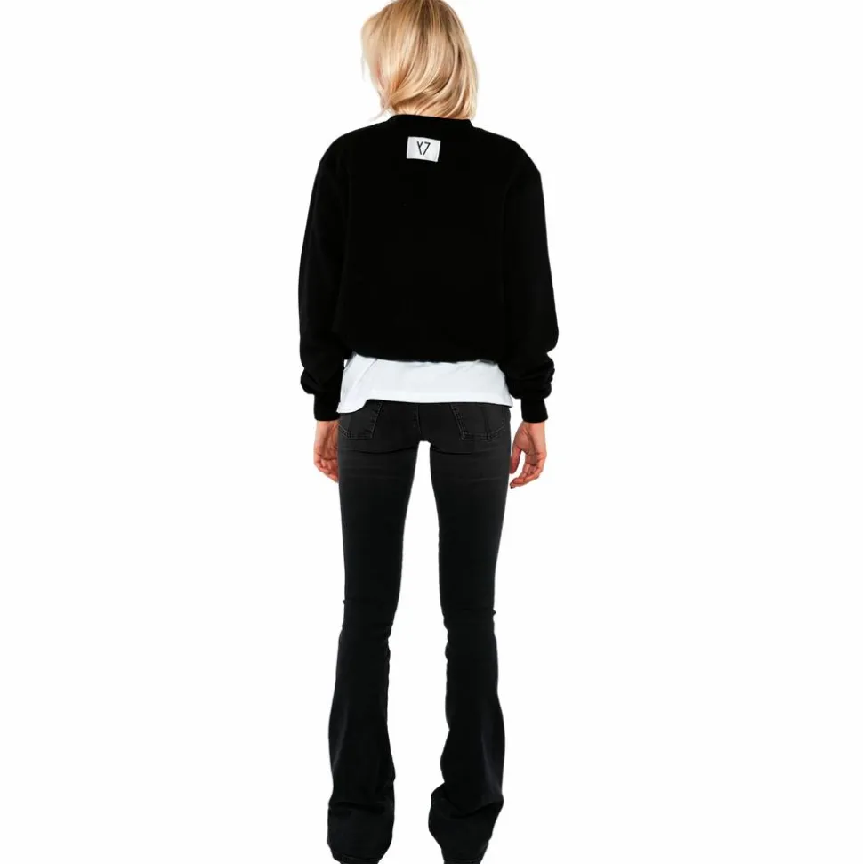 Y7 Luke Dame Sweatshirt - Sort