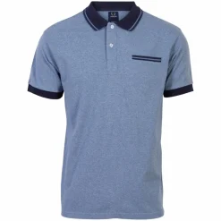 Yellowstone Eagle Herre Polo - Light Blue Melange