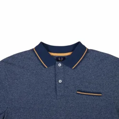 Yellowstone Eagle Herre Polo - Navy Melange