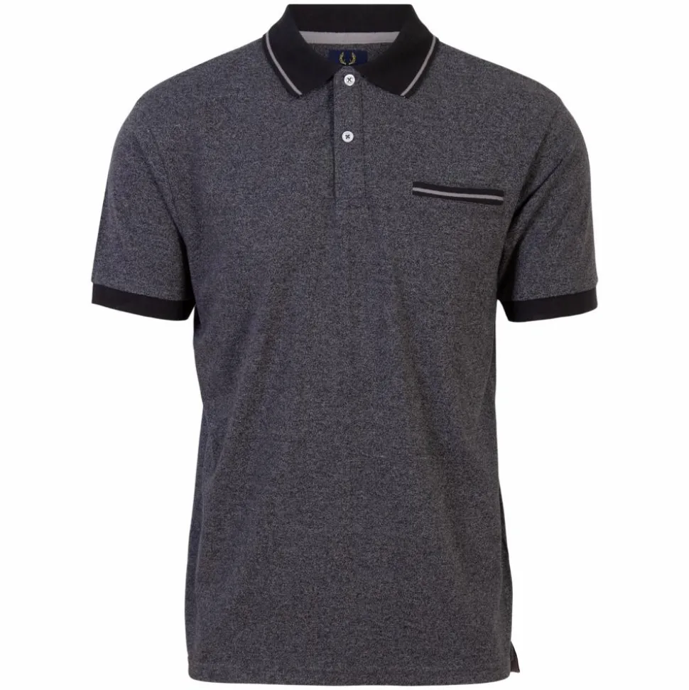 Yellowstone Eagle Herre Polo - Black Melange