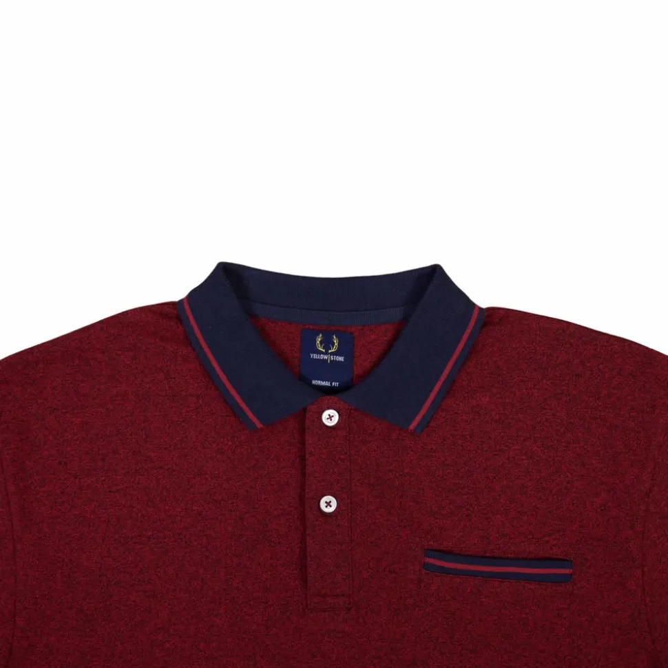 Yellowstone Eagle Herre Polo - Tango Red