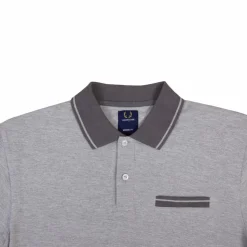 Yellowstone Eagle Herre Polo - Grey Melange