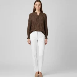 ZbyZ Dame Bluse - Brown/Black