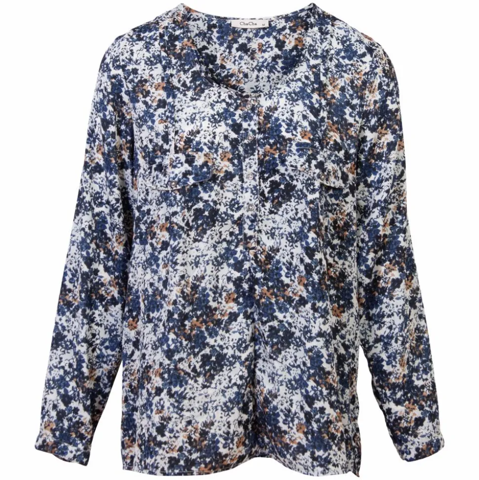 ZbyZ Dame Bluse Plus Size - B-135