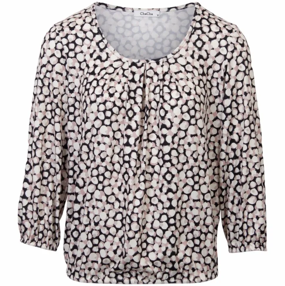 ZbyZ Dame Bluse Plus Size - Rosa