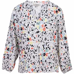 ZbyZ Dame Bluse Plus Size - Pink