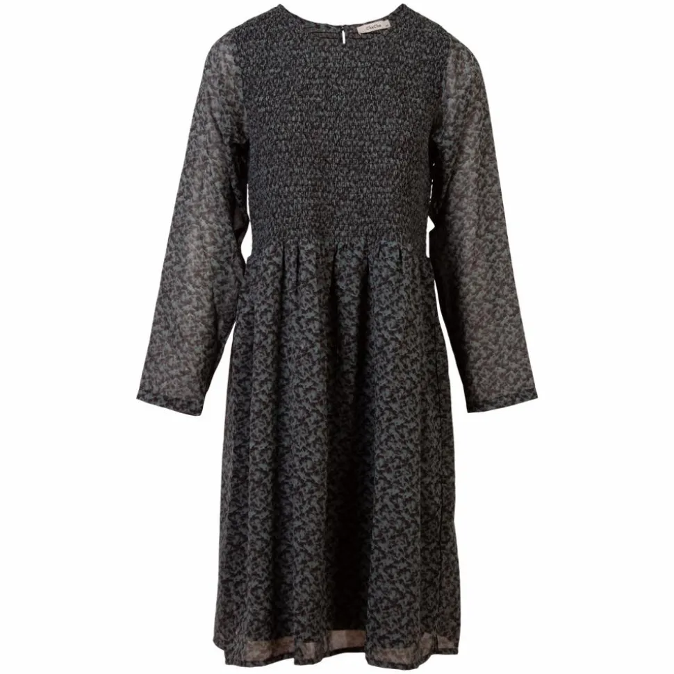 ZbyZ Dame Kjole Plus Size - Blue