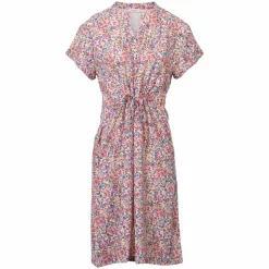 ZbyZ Dame Kjole Plus Size - Flower print