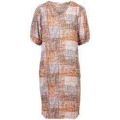 ZbyZ Dame Kjole Plus Size - Rose