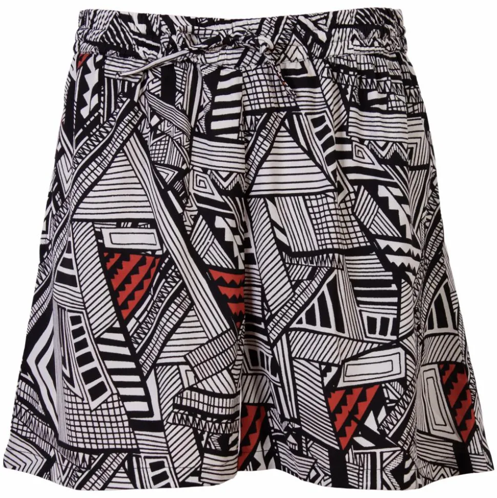 ZbyZ Dame Shorts Plus Size - Black/White