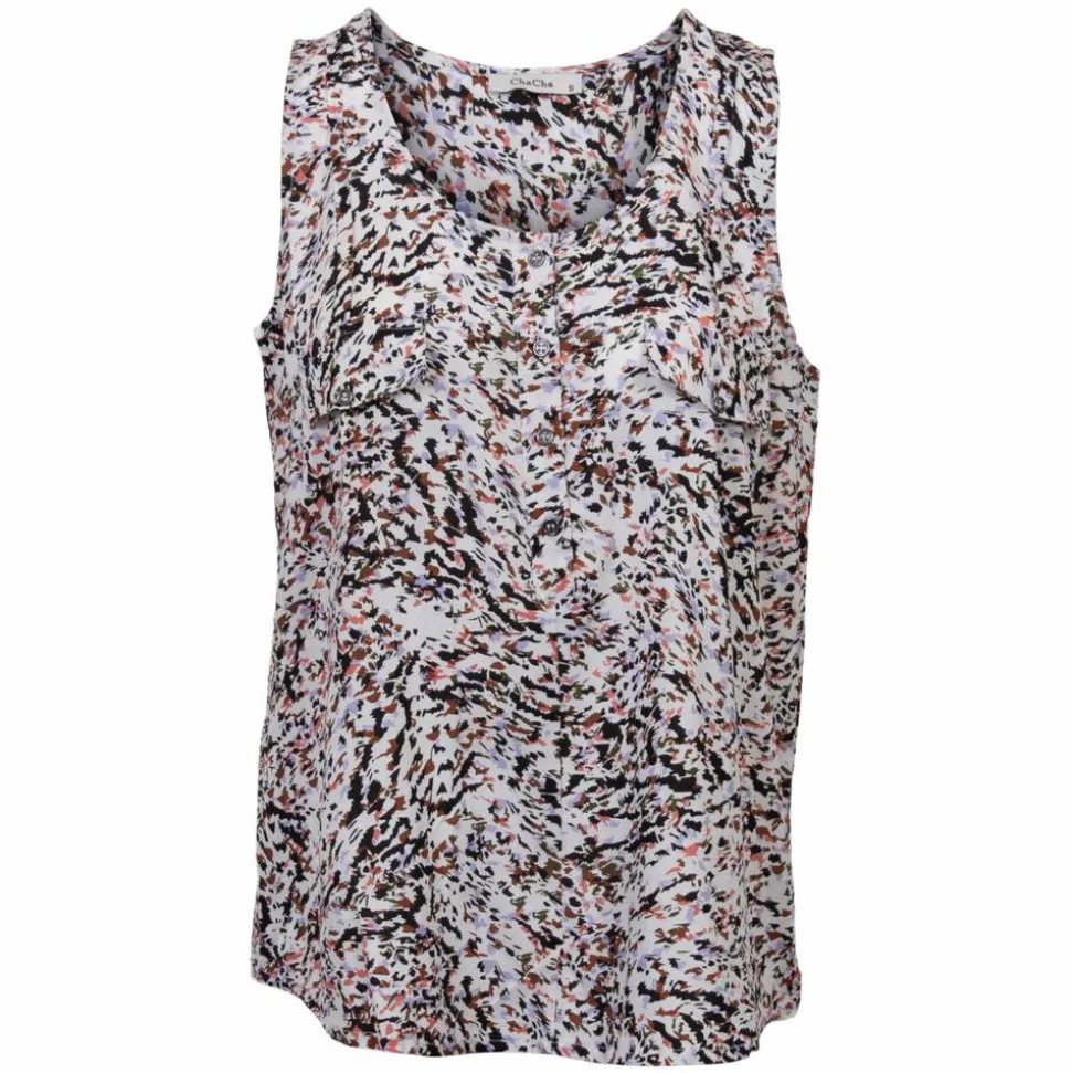 ZbyZ Dame Top Plus Size - Black