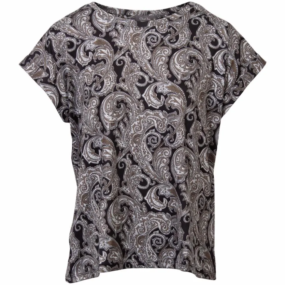 ZbyZ Dame T-shirt Plus Size - Print 1