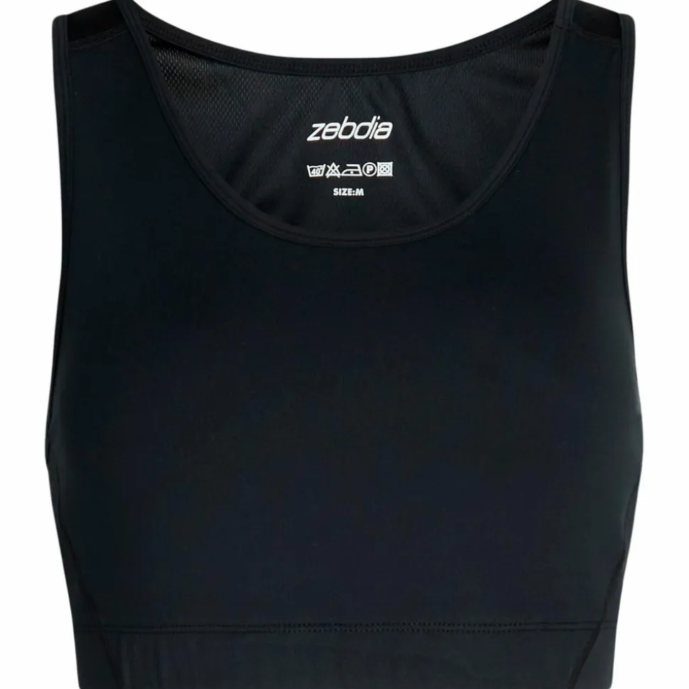 Zebdia Dame Sports BH - Black