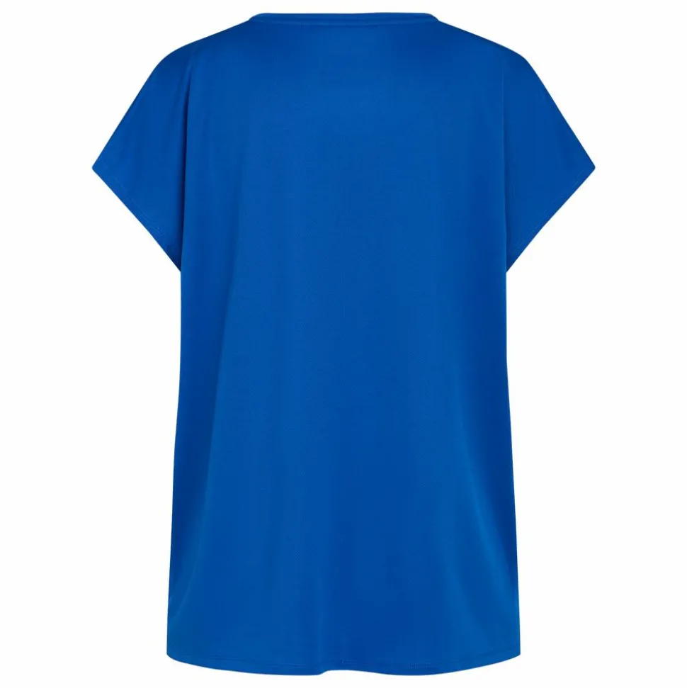 Zebdia Dame Trænings t-shirt - Cobalt
