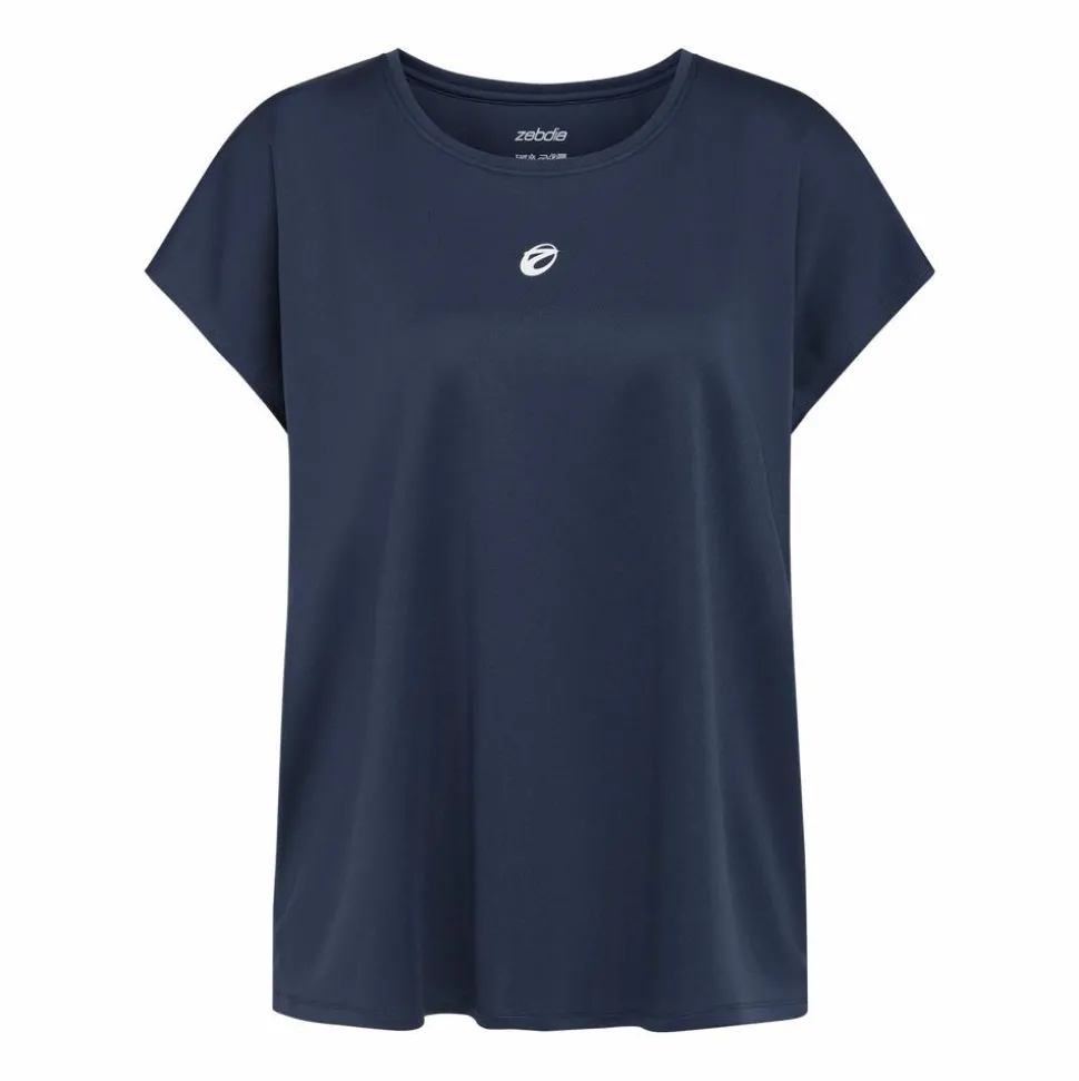 Zebdia Dame Trænings t-shirt - Navy