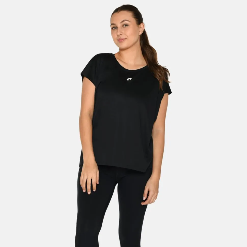Zebdia Dame Trænings t-shirt - Black